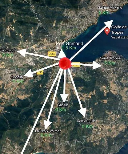 Entre Le Port Et La Plage, Golfe De Saint Tropez Apartament