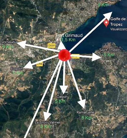 Entre Le Port Et La Plage, Golfe De Saint Tropez Appartamento